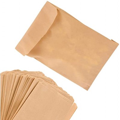 Food Grade Waterproof Kraft Paper Bag Factory Customized Brown Kraft Paper Bags Without Handle